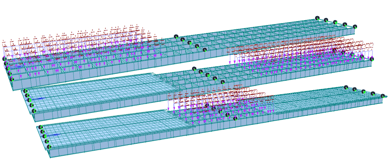 Deck pouring sequence
