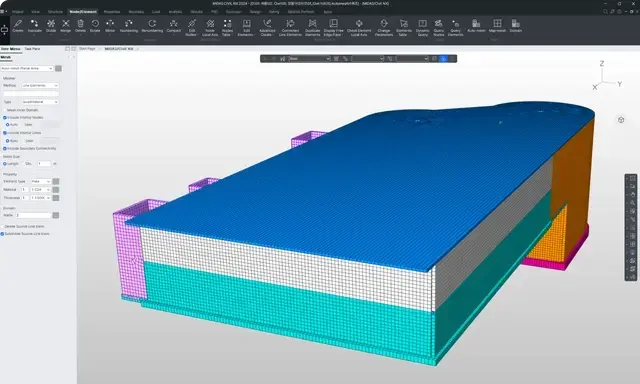 Auto-mesh Feature for Modeling Complex Structures